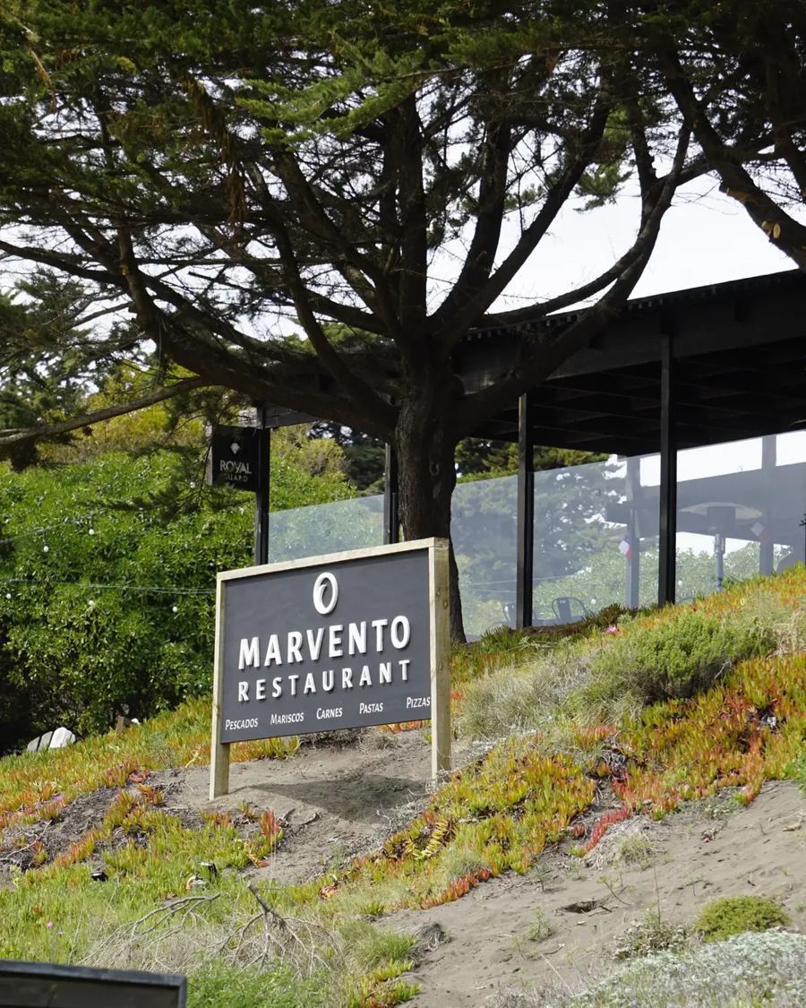 Cartel del Restaurant Marvento