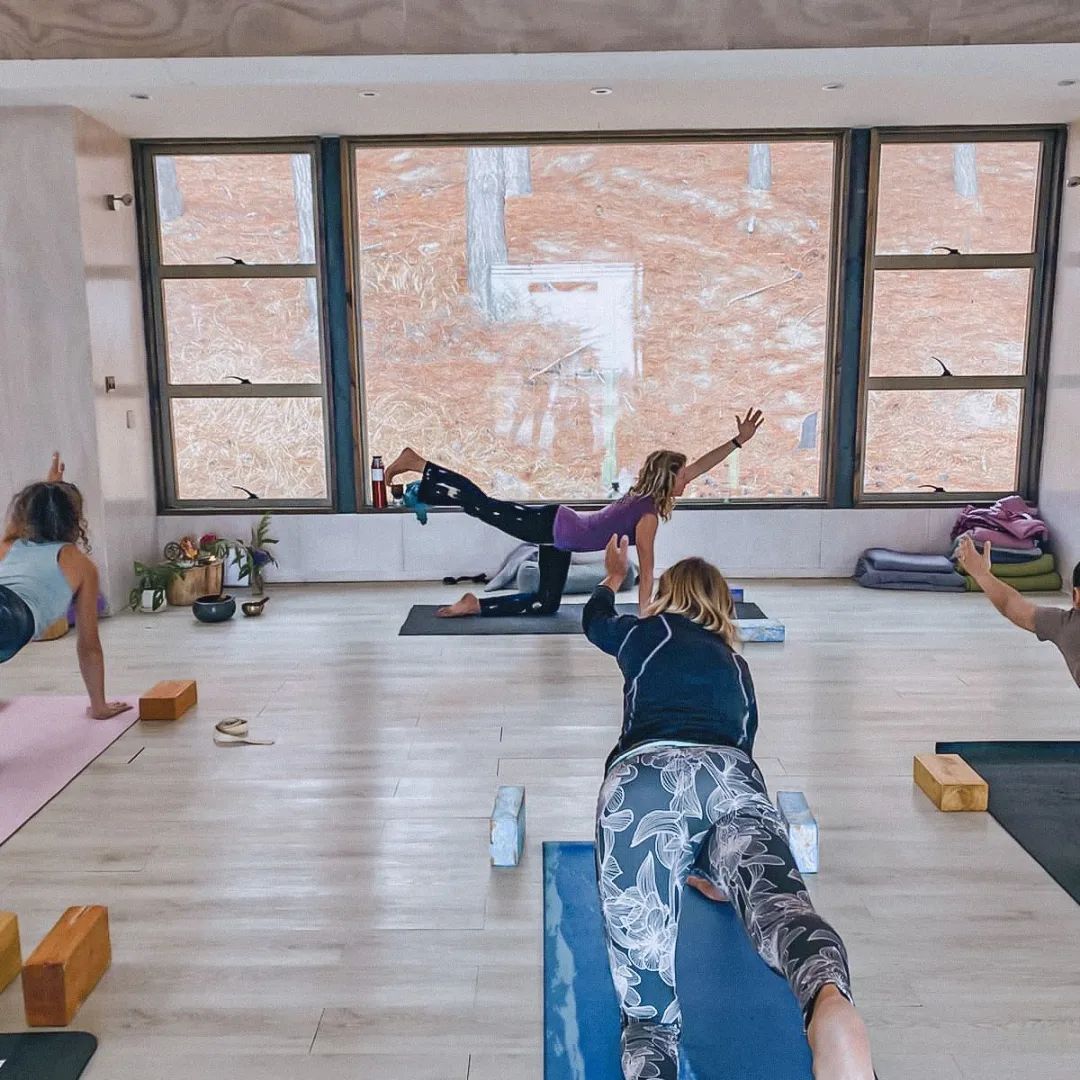 Yoga aérea en la Sala Atma