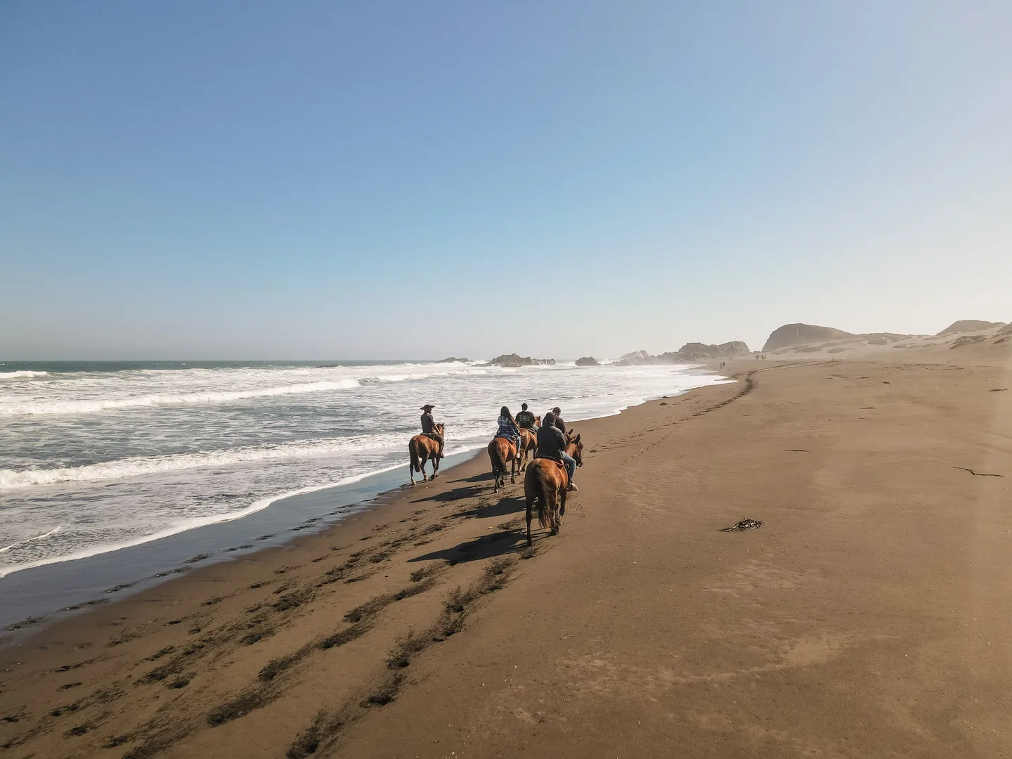 Cabalgata por la playa