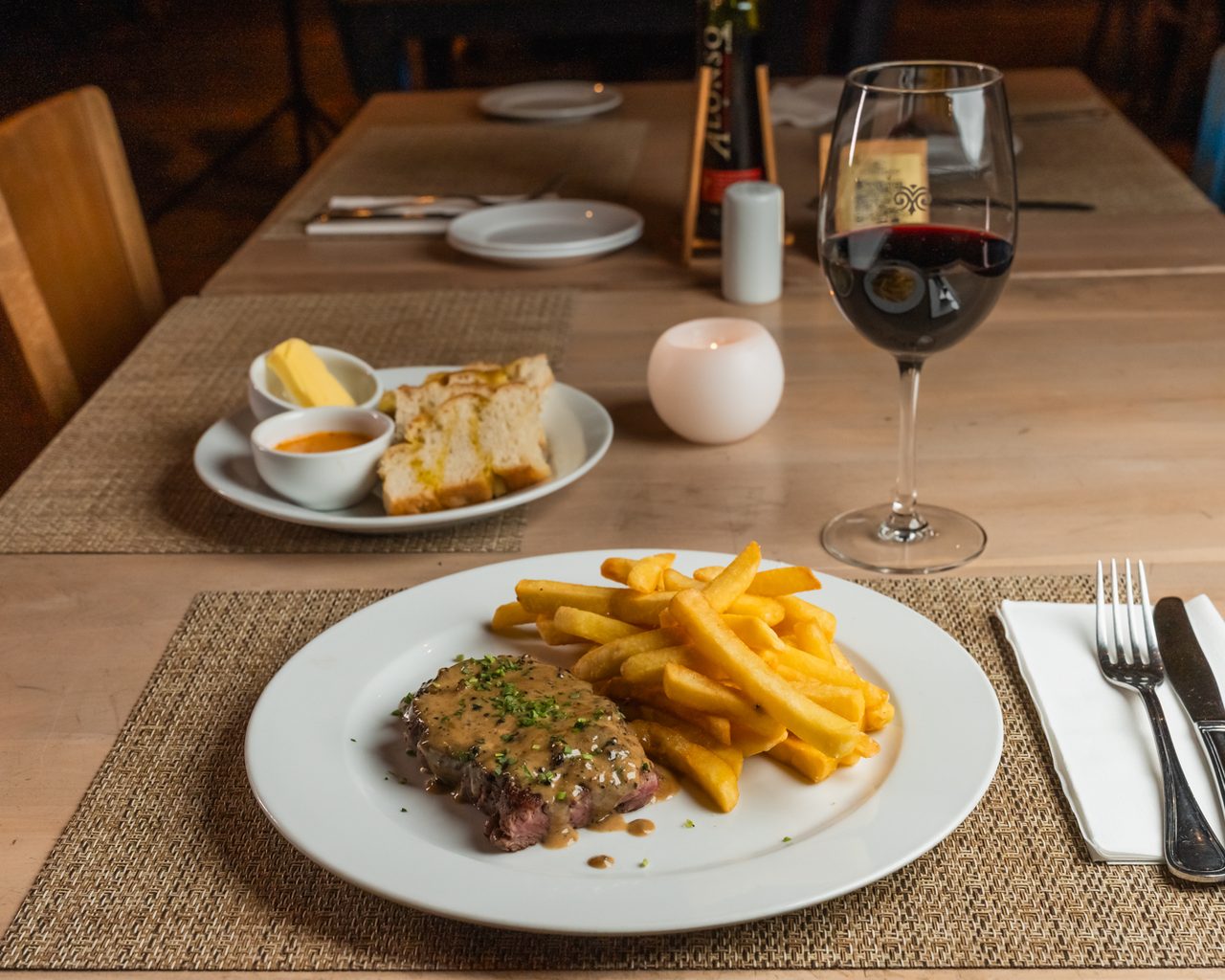 Plato del Restaurant Marvento