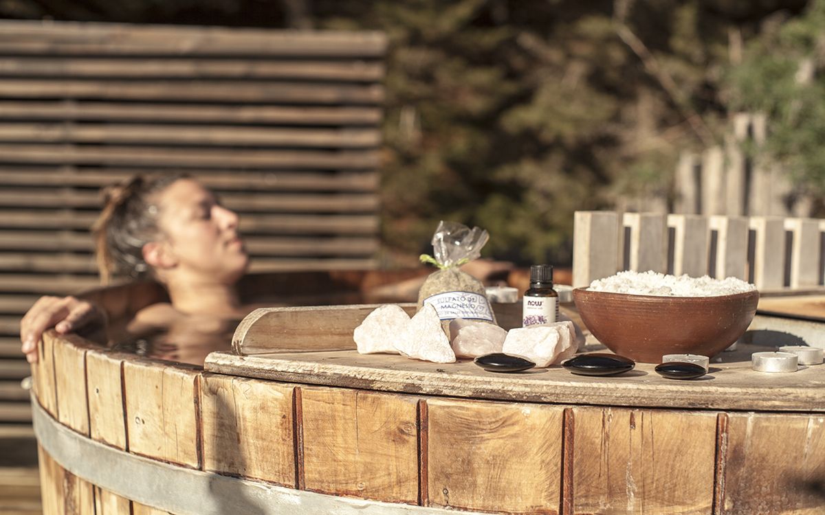 Tinaja de agua caliente del Spa OMZ